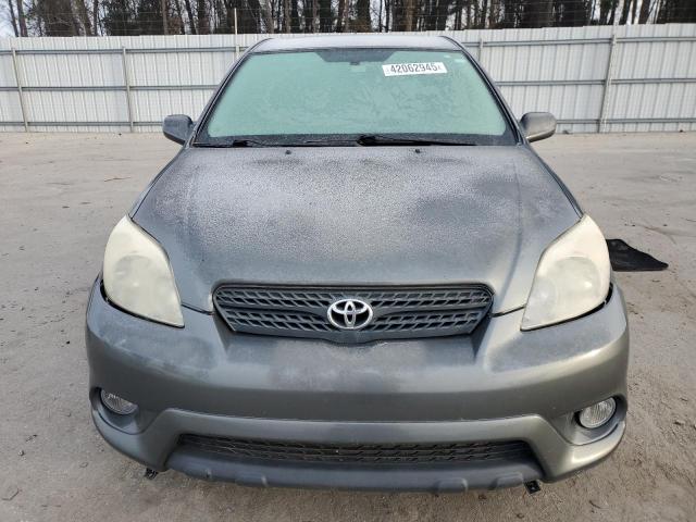 2T1KR32E18C705318 - 2008 TOYOTA COROLLA MA XR GRAY photo 5