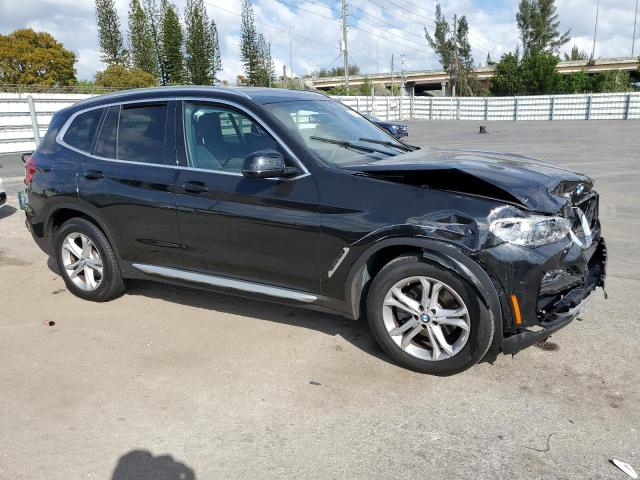 5UXTY5C03M9H99581 - 2021 BMW X3 XDRIVE30I BLACK photo 4