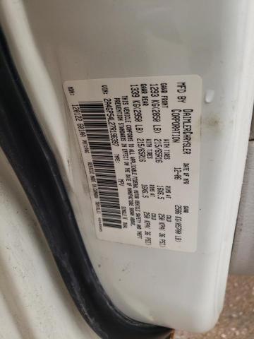 2A4GP54L27R196397 - 2007 CHRYSLER TOWN & COU TOURING თეთრი ფოტო 12