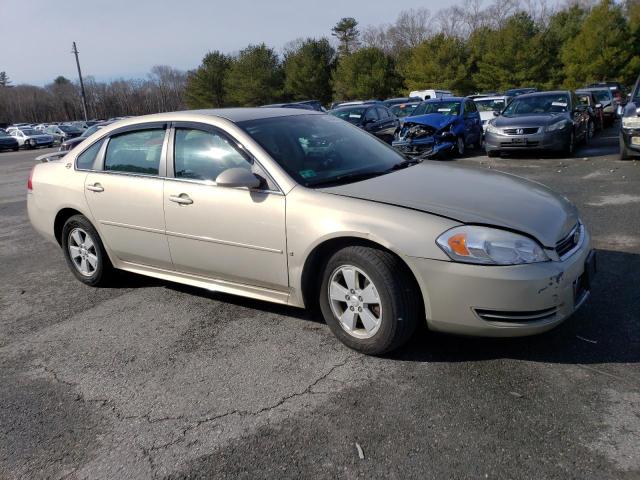 2G1WT57N791196299 - 2009 CHEVROLET IMPALA 1LT BEIGE photo 4