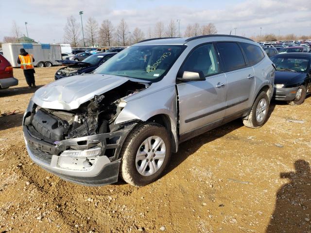 1GNKRFED3HJ338695 - 2017 CHEVROLET TRAVERSE LS GRAY photo 1