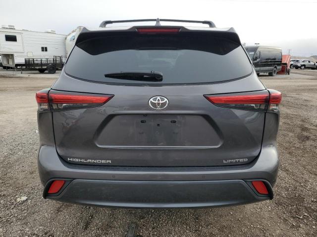 5TDYZRAH0NS111900 - 2022 TOYOTA HIGHLANDER LIMITED GRAY photo 6