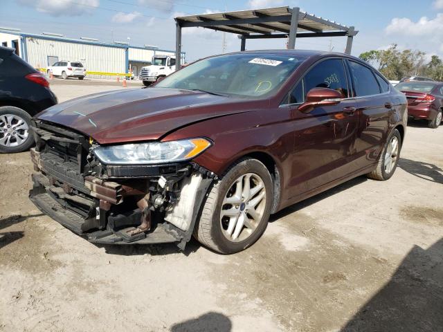 3FA6P0H70GR337680 - 2016 FORD FUSION SE BURGUNDY photo 1