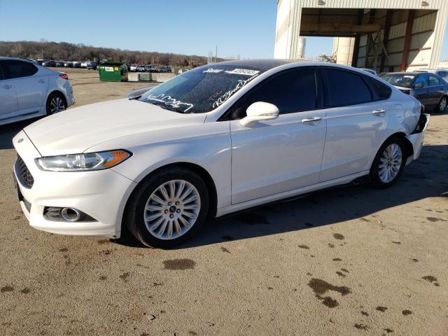 3FA6P0LU1GR173109 - 2016 FORD FUSION SE HYBRID WHITE photo 1