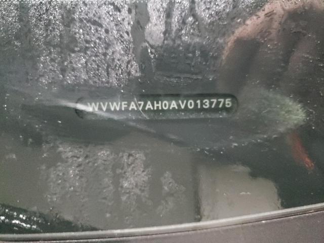 WVWFA7AH0AV013775 - 2010 VOLKSWAGEN EOS LUX 蓝色 照片 12