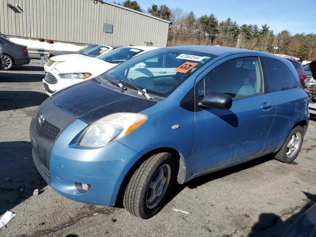 JTDJT923285155302 - 2008 TOYOTA YARIS BLUE photo 1