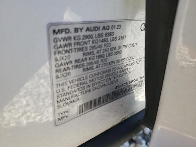 WA1ACBF76PD011464 - 2023 AUDI Q7 PREMIUM WHITE photo 13