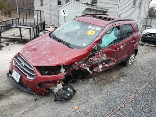 MAJ6P1UL1JC243967 - 2018 FORD ECOSPORT SE MAROON photo 1