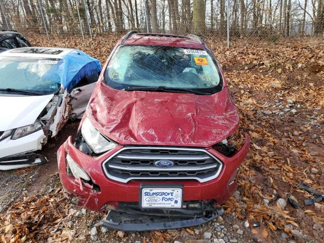 MAJ6P1UL1JC243967 - 2018 FORD ECOSPORT SE MAROON photo 5