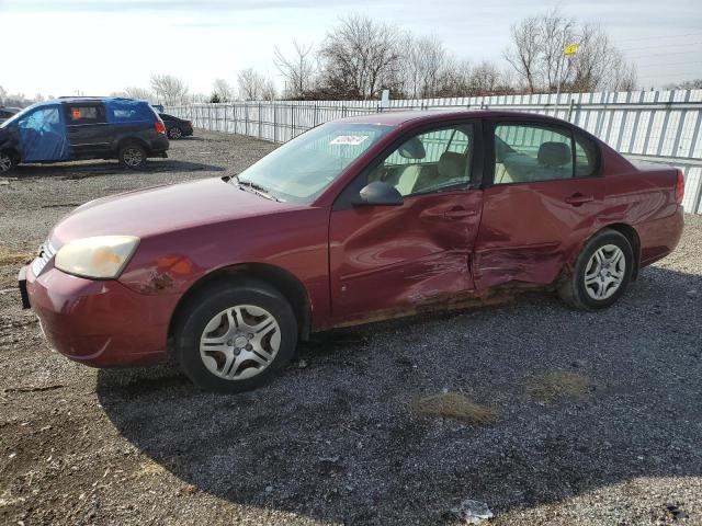 1G1ZS58FX7F305481 - 2007 CHEVROLET MALIBU LS MAROON photo 1