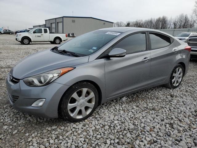 KMHDH4AE1CU389137 - 2012 HYUNDAI ELANTRA GLS GRAY photo 1