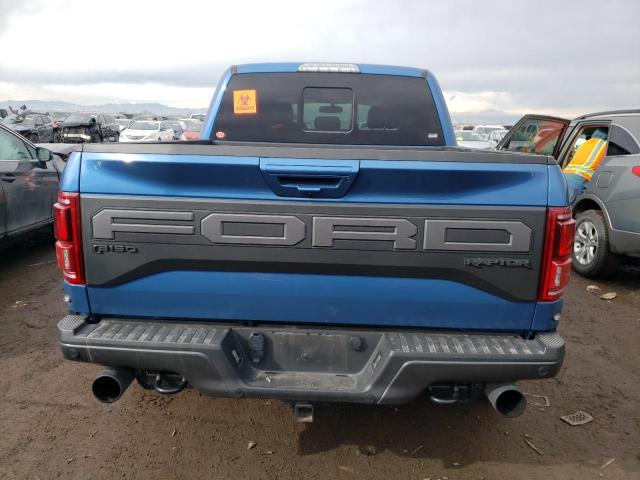 1FTFW1RG7LFA76959 - 2020 FORD F150 RAPTOR BLUE photo 6