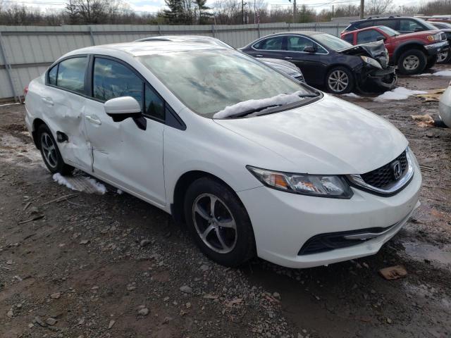 19XFB2F79FE297239 - 2015 HONDA CIVIC SE WHITE photo 4