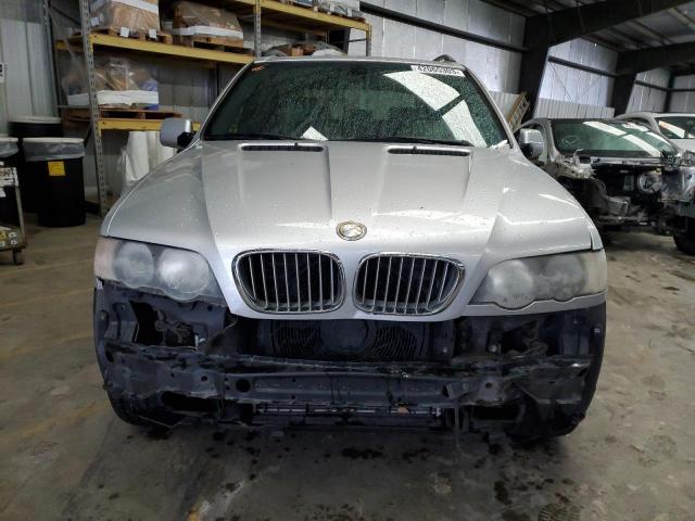 5UXFB335X3LH47980 - 2003 BMW X5 4.4I SILVER photo 5