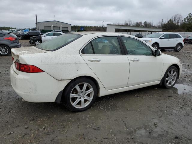 JH4CL96854C035674 - 2004 ACURA TSX WHITE photo 3