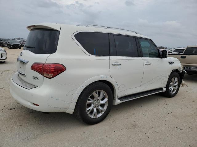 JN8AZ2NF2C9518392 - 2012 INFINITI QX56 WHITE photo 3