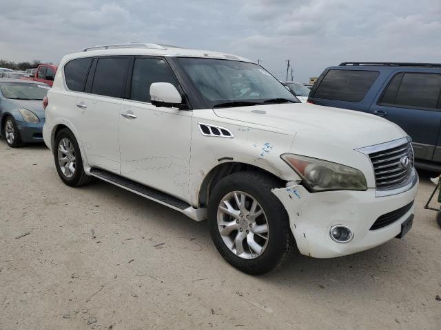 JN8AZ2NF2C9518392 - 2012 INFINITI QX56 WHITE photo 4