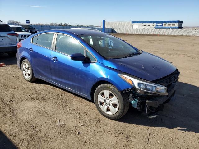 3KPFK4A74HE122404 - 2017 KIA FORTE LX BLUE photo 4