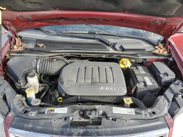 2C4RC1CG2ER139573 - 2014 CHRYSLER TOWN & COU TOURING L BURGUNDY photo 12