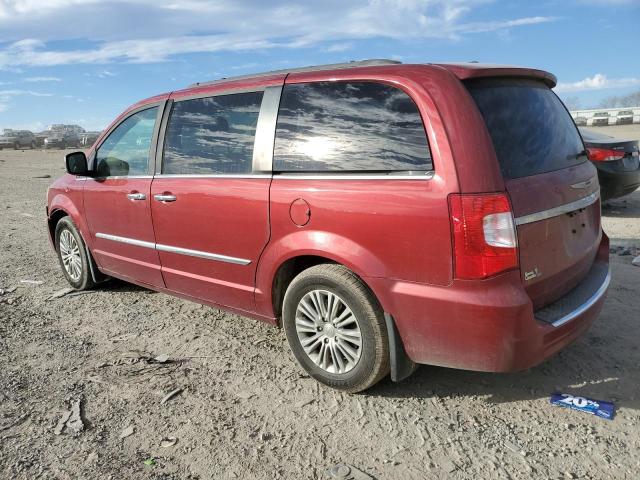 2C4RC1CG2ER139573 - 2014 CHRYSLER TOWN & COU TOURING L BURGUNDY photo 2