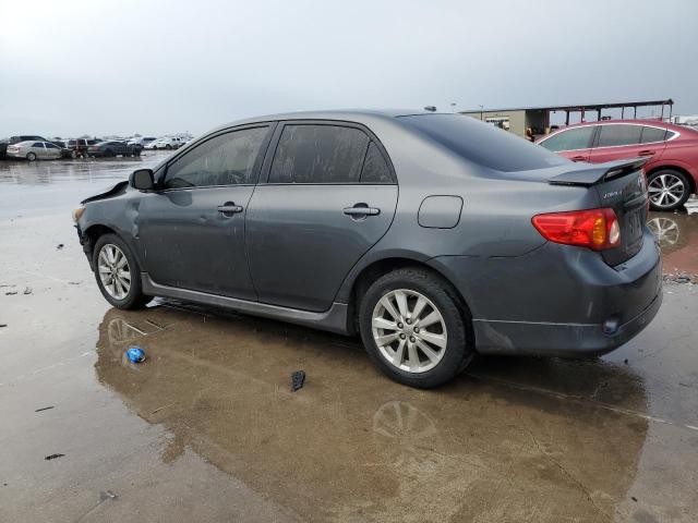 2T1BU4EE4AC385546 - 2010 TOYOTA COROLLA BASE GRAY photo 2