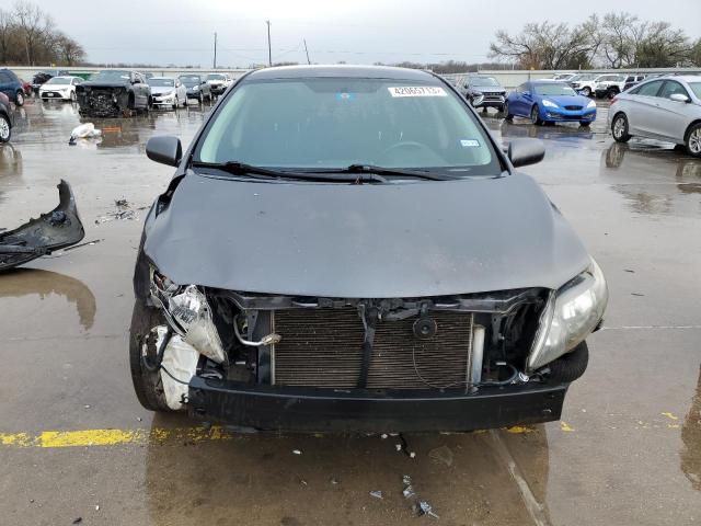 2T1BU4EE4AC385546 - 2010 TOYOTA COROLLA BASE GRAY photo 5