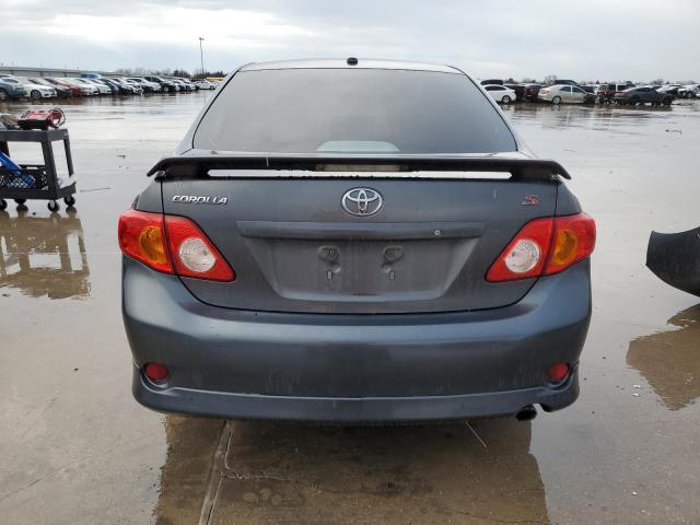2T1BU4EE4AC385546 - 2010 TOYOTA COROLLA BASE GRAY photo 6