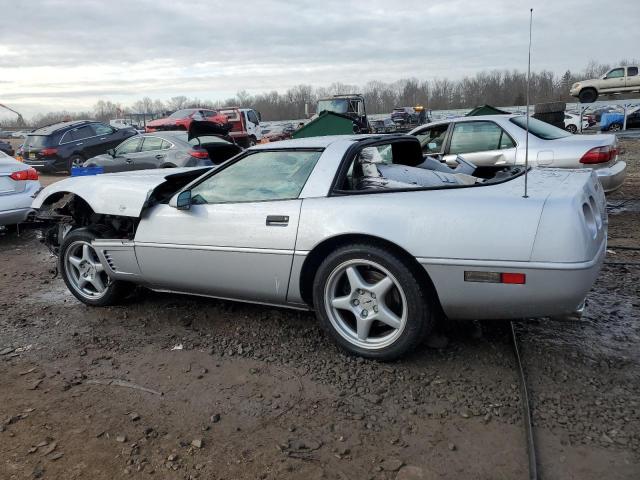 1G1YY2251T5105517 - 1996 CHEVROLET CORVETTE SILVER photo 2