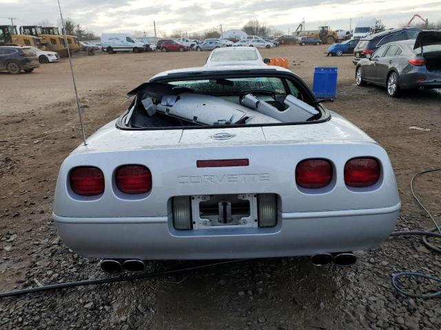 1G1YY2251T5105517 - 1996 CHEVROLET CORVETTE SILVER photo 6