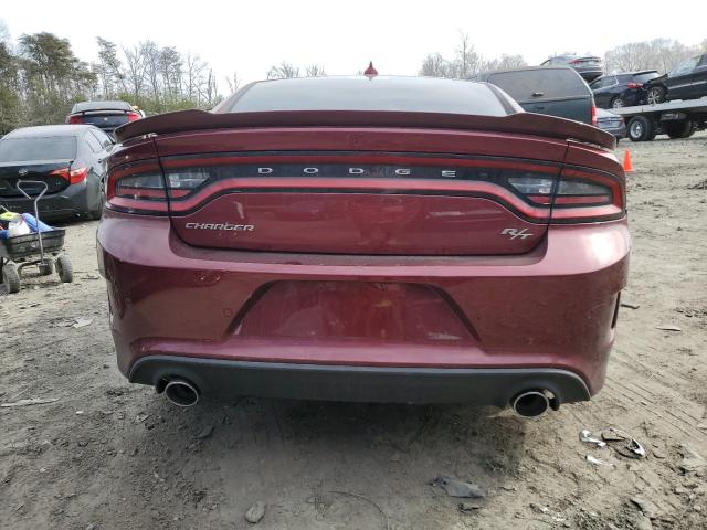 2C3CDXCT0NH259675 - 2022 DODGE CHARGER R/T BURGUNDY photo 6