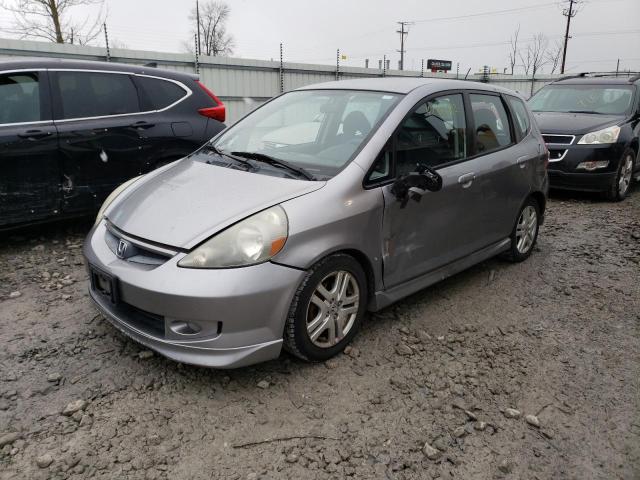 JHMGD38607S023823 - 2007 HONDA FIT S ნაცრისფერი ფოტო 1