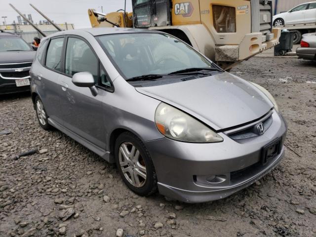 JHMGD38607S023823 - 2007 HONDA FIT S ნაცრისფერი ფოტო 4