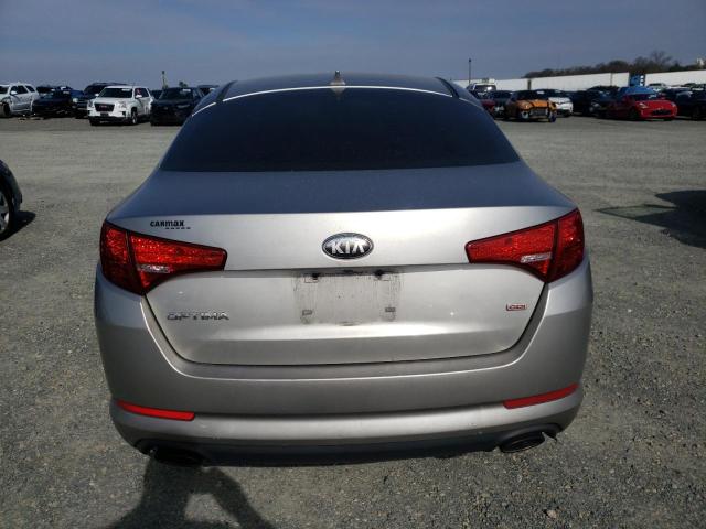 5XXGM4A7XDG202564 - 2013 KIA OPTIMA LX SILVER photo 6