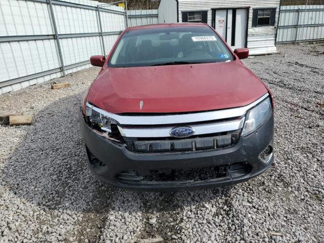 3FAHP0DC7AR195654 - 2010 FORD FUSION SPORT RED photo 5