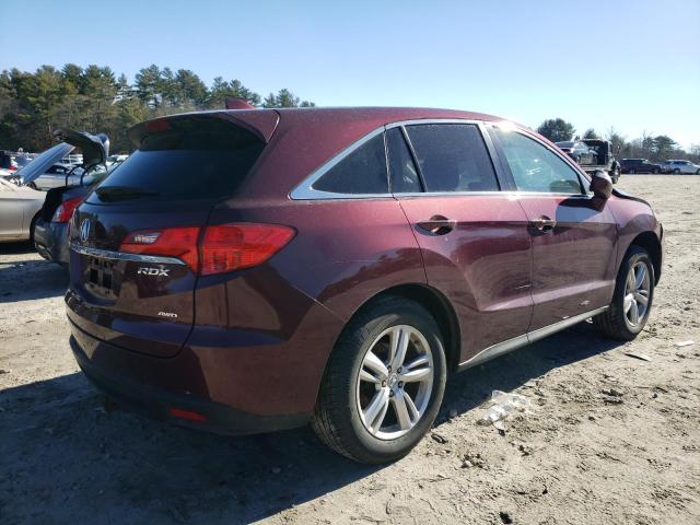 5J8TB4H54EL019012 - 2014 ACURA RDX TECHNOLOGY BURGUNDY photo 3