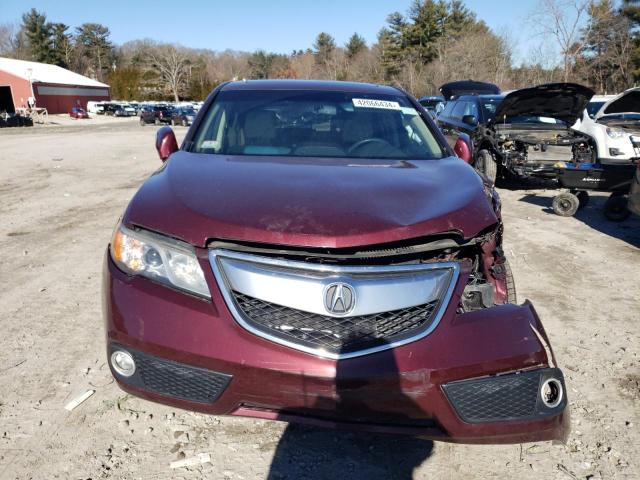 5J8TB4H54EL019012 - 2014 ACURA RDX TECHNOLOGY BURGUNDY photo 5