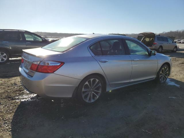 1HGCR2F50EA249323 - 2014 HONDA ACCORD SPORT SILVER photo 3