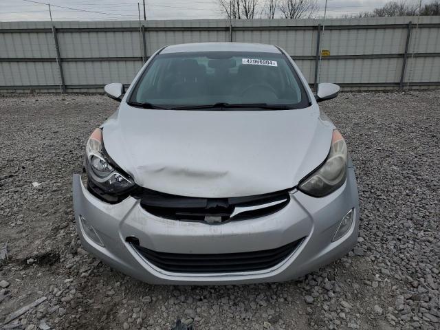 KMHDH4AE9DU653996 - 2013 HYUNDAI ELANTRA GLS SILVER photo 5