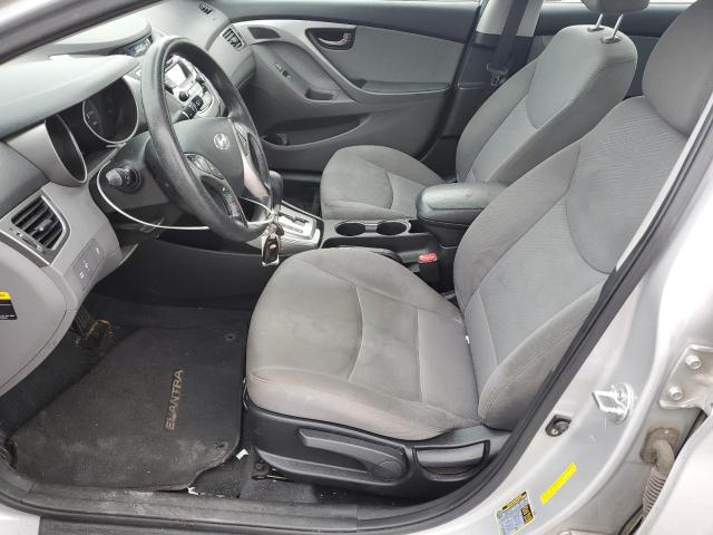 KMHDH4AE9DU653996 - 2013 HYUNDAI ELANTRA GLS SILVER photo 7