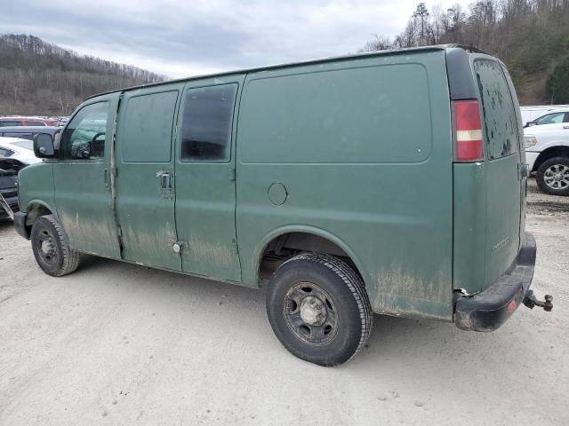 1GCGG25V141137166 - 2004 CHEVROLET EXPRESS G2 GREEN photo 2