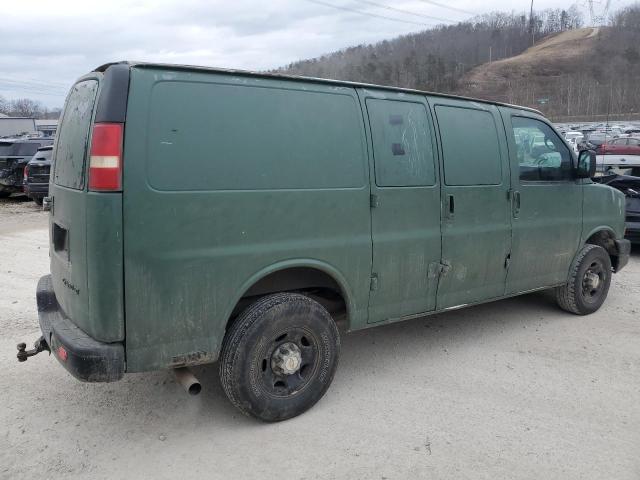 1GCGG25V141137166 - 2004 CHEVROLET EXPRESS G2 GREEN photo 3