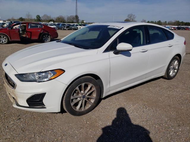 3FA6P0HD9LR202066 - 2020 FORD FUSION SE WHITE photo 1