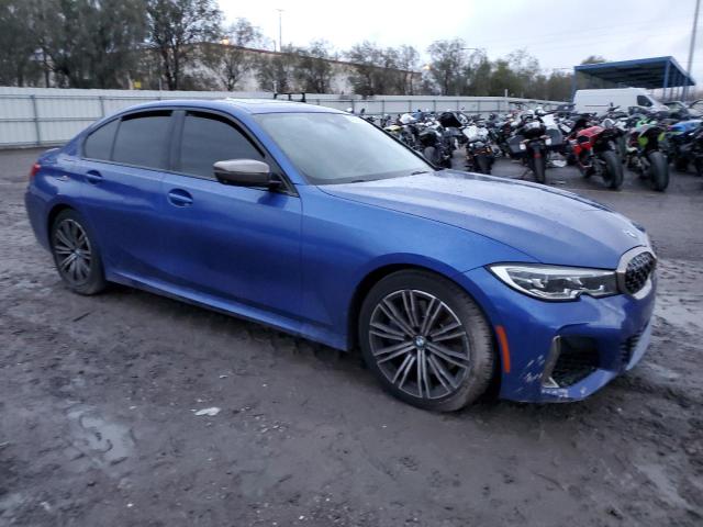 WBA5U7C08LFH26849 - 2020 BMW M340I BLUE photo 4