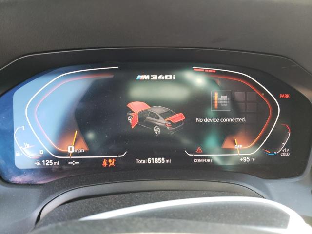 WBA5U7C08LFH26849 - 2020 BMW M340I BLUE photo 9
