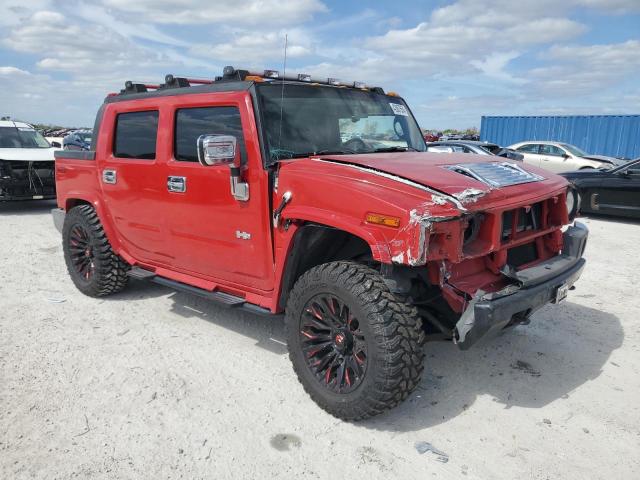 5GRGN22U47H108482 - 2007 HUMMER H2 SUT RED photo 4