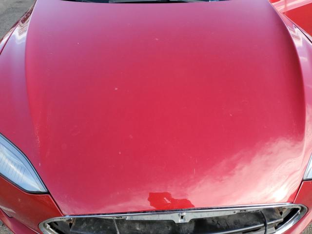 5YJSA1CP9DFP21106 - 2013 TESLA MODEL S Կարմիր լուսանկար 11