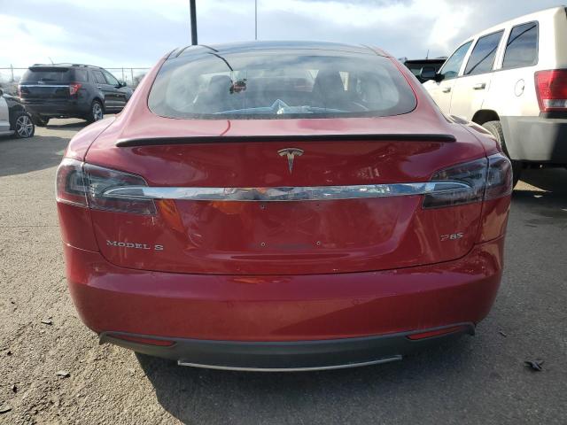 5YJSA1CP9DFP21106 - 2013 TESLA MODEL S Կարմիր լուսանկար 6