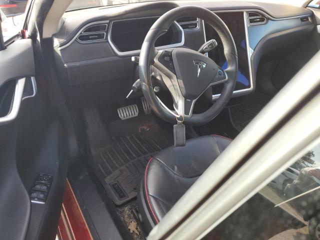5YJSA1CP9DFP21106 - 2013 TESLA MODEL S Կարմիր լուսանկար 8