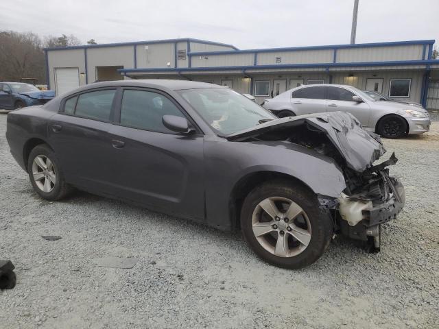 2C3CDXBG2DH688450 - 2013 DODGE CHARGER SE CHARCOAL photo 4