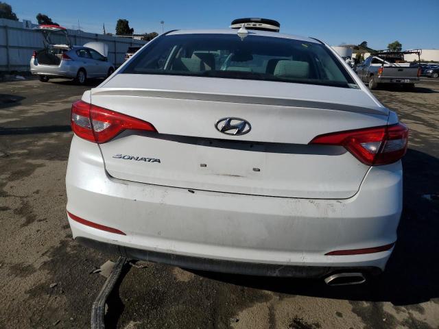 5NPE24AFXGH295051 - 2016 HYUNDAI SONATA SE WHITE photo 6